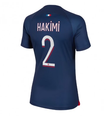 Paris Saint-Germain Achraf Hakimi #2 Primera Equipación Mujer 2023-24 Manga Corta